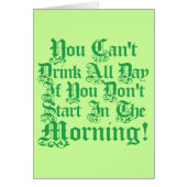 Irish Drinking Humor (Front)
