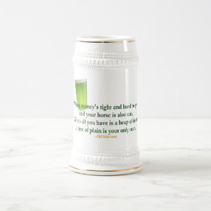 Irish Drinking Saying 2 - Stein/Mug Beer Stein
