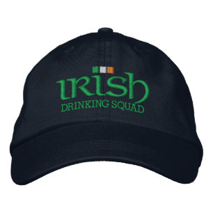 Irish Drinking SQUAD Embroidered Baseball Cap