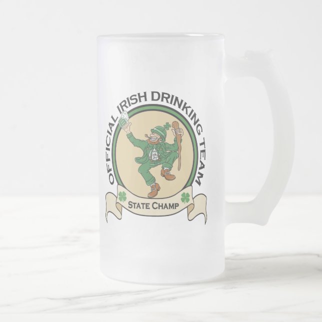 Irish Drinking Team beer mug (Right)