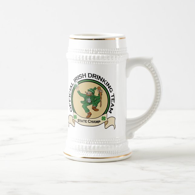 Irish Drinking Team beer stein (Right)