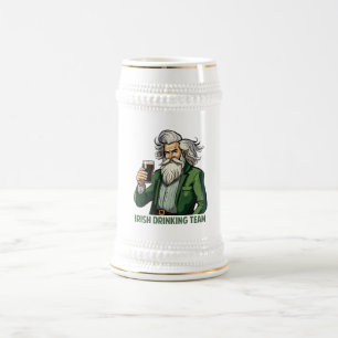 Irish Drinking Team Beer Stein