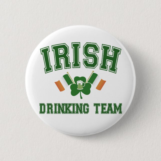 Irish Drinking Team button (Front)