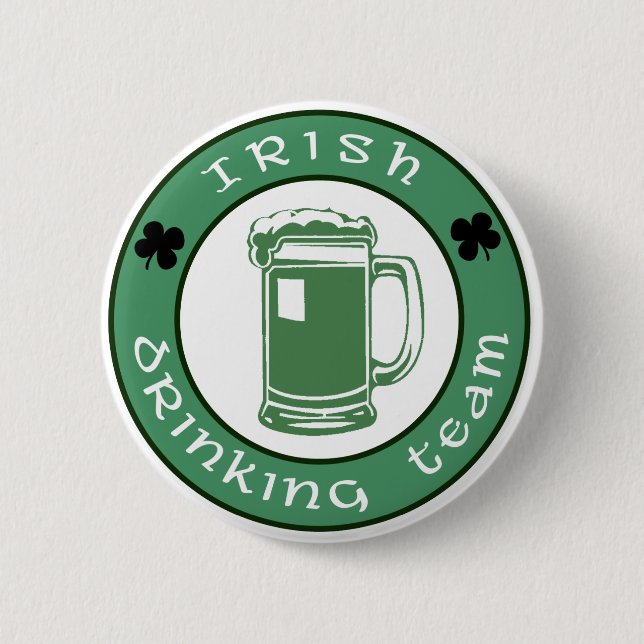 Irish Drinking Team Button (Front)