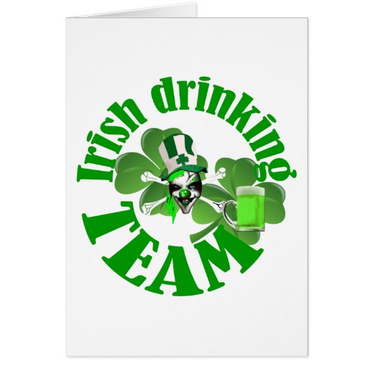 Irish drinking team cards (Front)