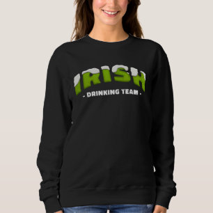 Irish Drinking Team Group tee St Patricks Day Gree