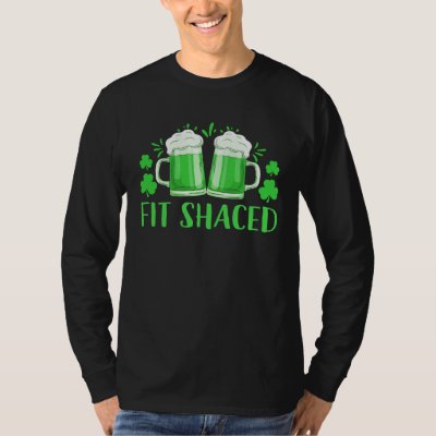 Irish Drinking Team Men St Paddys day Fit Shaced W T-Shirt