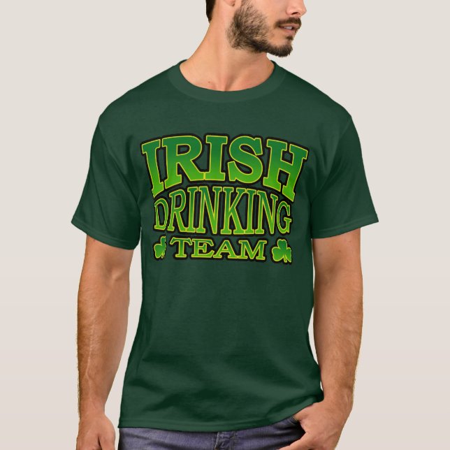 irish Drinking Team Men's T-Shirt (Front)