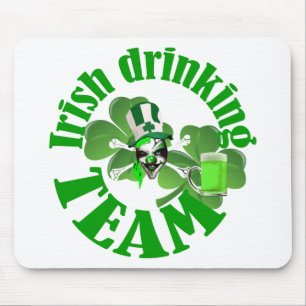 Irish drinking team mouse pad