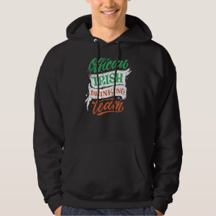 Irish Drinking Team Retro Distressed  for Men Wome Hoodie