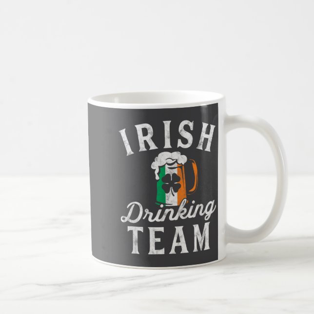 Irish Drinking Team Shirt St Patrick's Day Group S Coffee Mug (Right)
