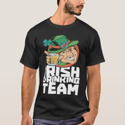 Irish Drinking Team St Patricks Day Ireland Leprec T-Shirt