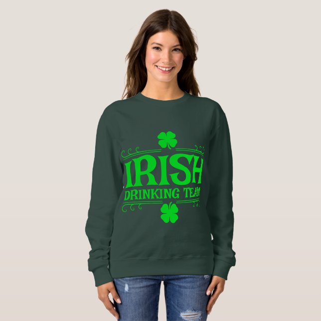 Irish Drinking Team Sweatshirt (Front Full)