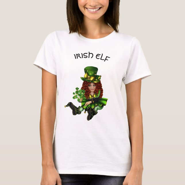 Irish Elf St. Patrick's DayWoman's t-Shirt (Front)