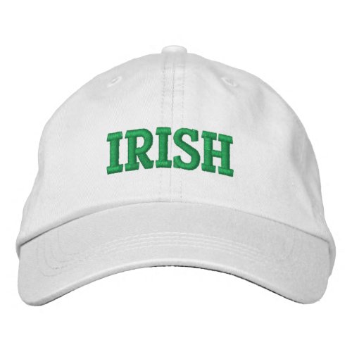 IRISH EMBROIDERED BASEBALL HAT