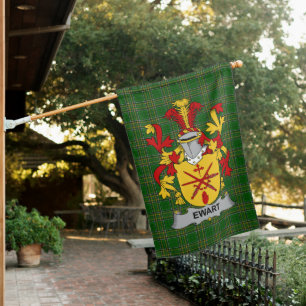  Irish Ewart Coat of Arms Family Crest Ireland House Flag