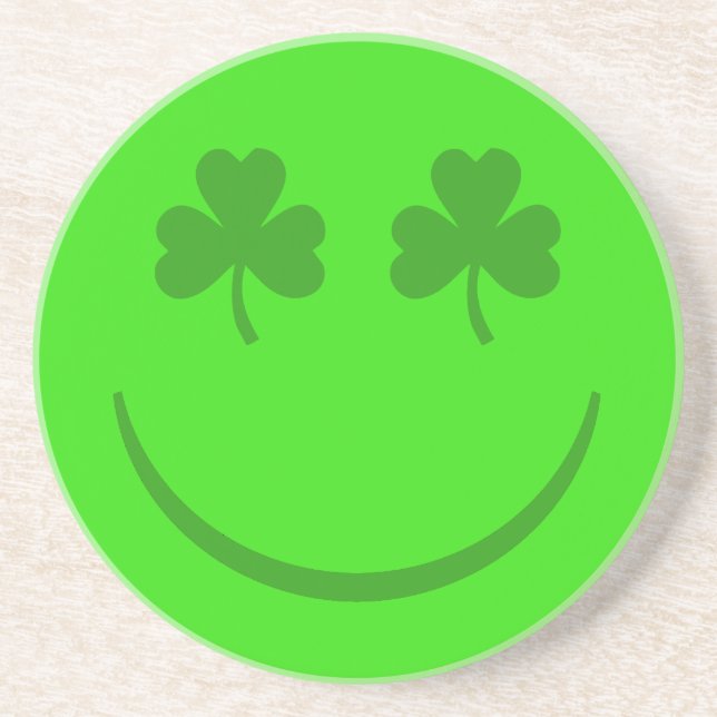 Irish Eyes Sandstone Coaster (Front)