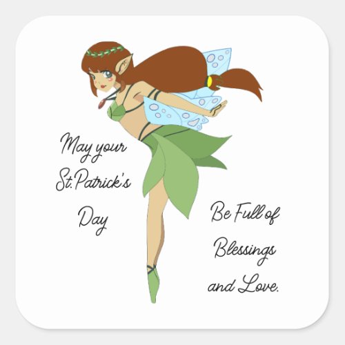 Irish Fairy Sticker