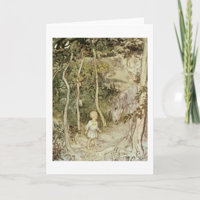 Irish Fairy Tales (Blank Inside) Card (Front)