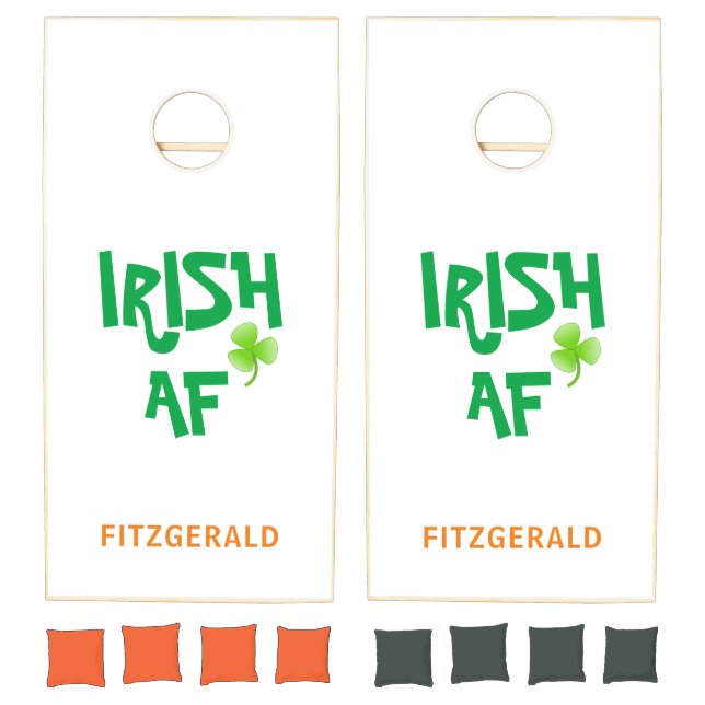 Irish Family Name Cornhole Set (Set)