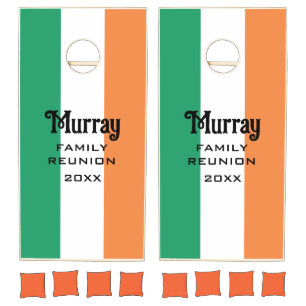 Irish Family Reunion Cornhole Set