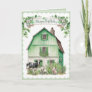 Irish Farmhouse | Green Barn | Birthday Card