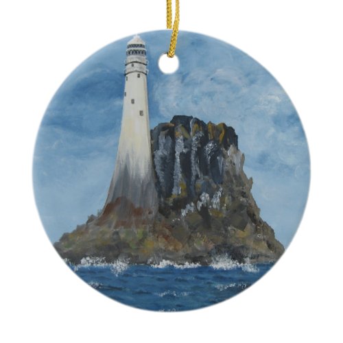 Irish Fastnet Lighthouse, County Cork, Ireland   Ceramic Ornament