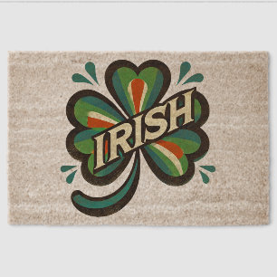 Irish                                              fiber doormat