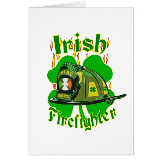 Irish firefighter cards (Front)