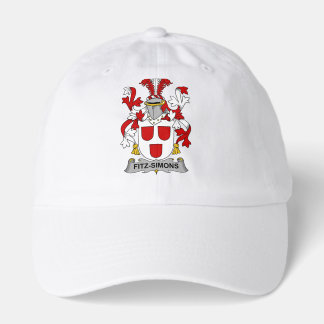 Irish Fitz-Simons Coat of Arms Family Crest Hat