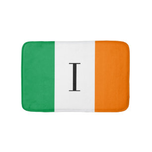 Irish flag bath mat   Ireland bathroom rug