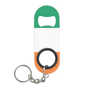 Irish Flag bot Keychain Bottle Opener