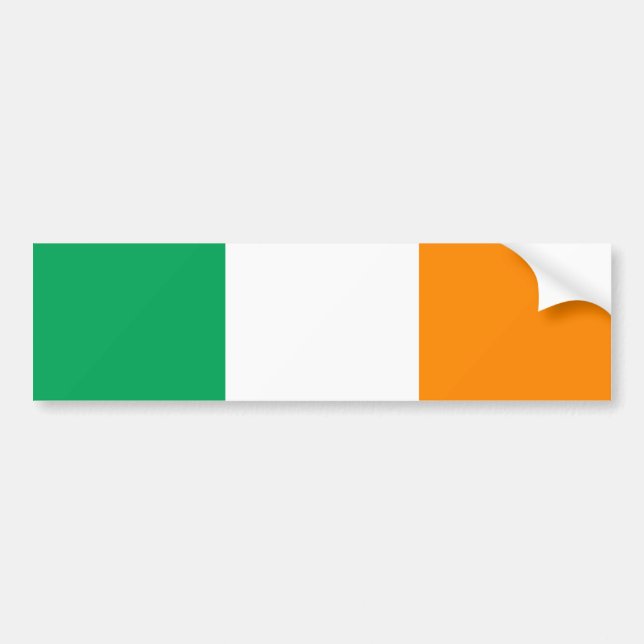 irish flag bumper sticker (Front)
