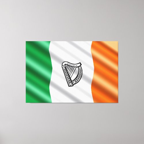 Irish flag canvas print