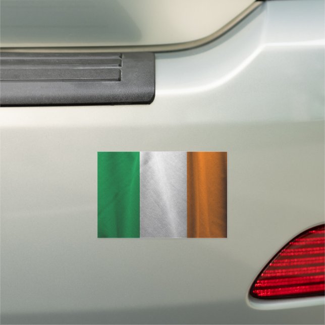 Irish Flag Car Magnet (In Situ)