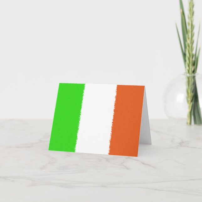 Irish Flag Card (Front)