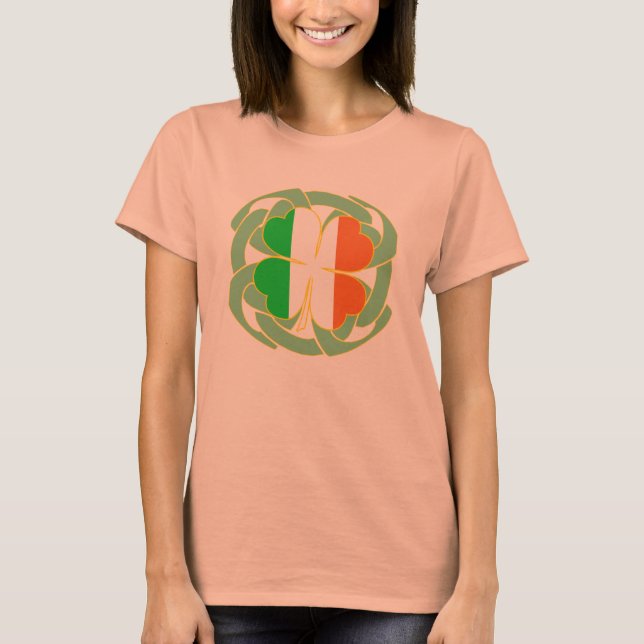 Irish Flag Celtic Knot T-shirt (Front)