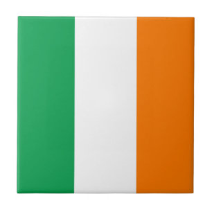 Irish Flag Ceramic Tile