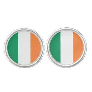 Irish Flag clcnt Cufflinks