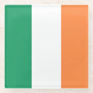 Irish Flag coastercnt Glass Coaster