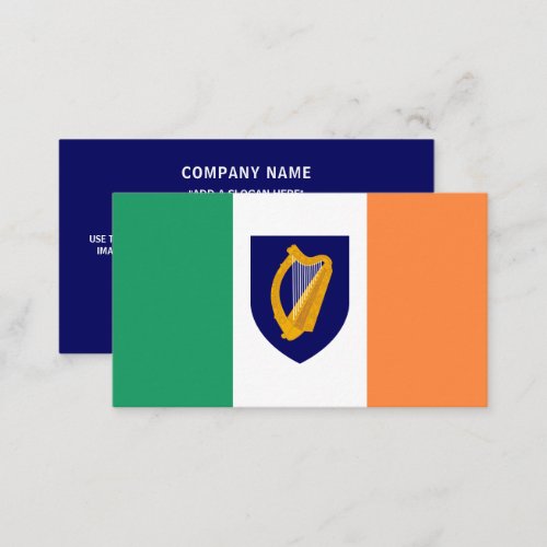 Irish Flag  Coat of Arms Republic of Ireland Business Card
