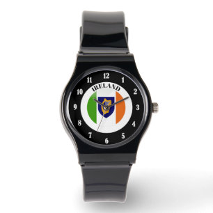 Irish flag-coat of arms watch