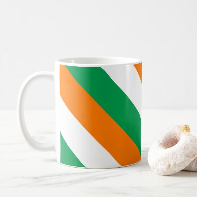 Irish Flag Coffee Mug (With Donut)