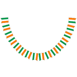Irish Flag colored Bunting Flags