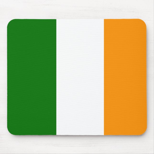 Irish Flag Colored Mousepad (Front)