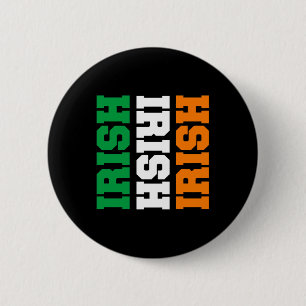 Irish Flag Colors for St Patricks Button