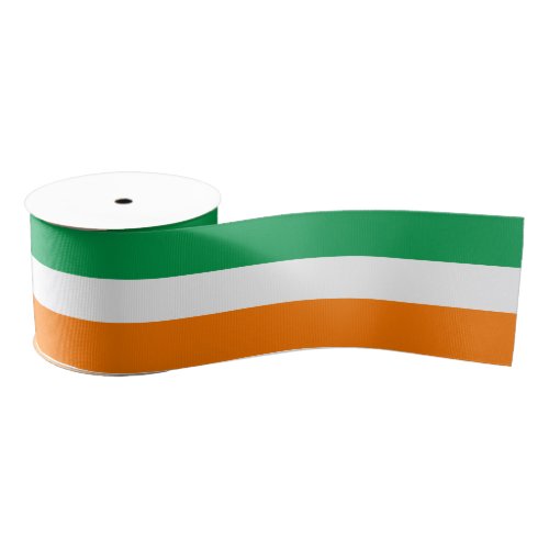 Irish flag colors ribbon Tricolor Ireland Grosgrain Ribbon