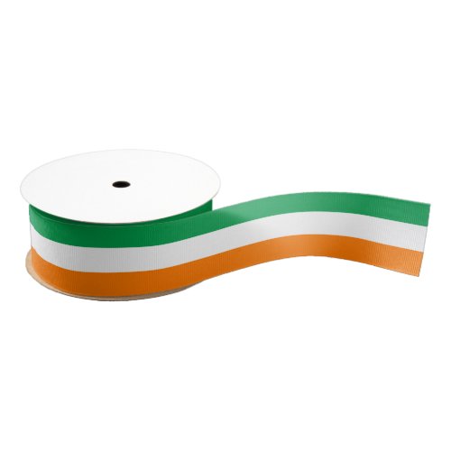 Irish flag colours ribbon Ireland sports Grosgrain Ribbon