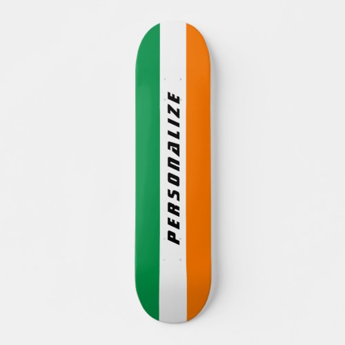 Irish flag custom design skateboard deck