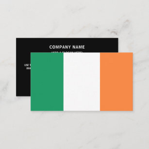 Irish Flag, Flag of Republic of Ireland Business Card